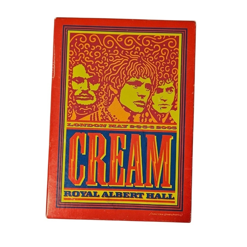 Cream Royal Albert Hall London‎ 2005 Concert DVD Set Eric Clapton Ginger Baker
